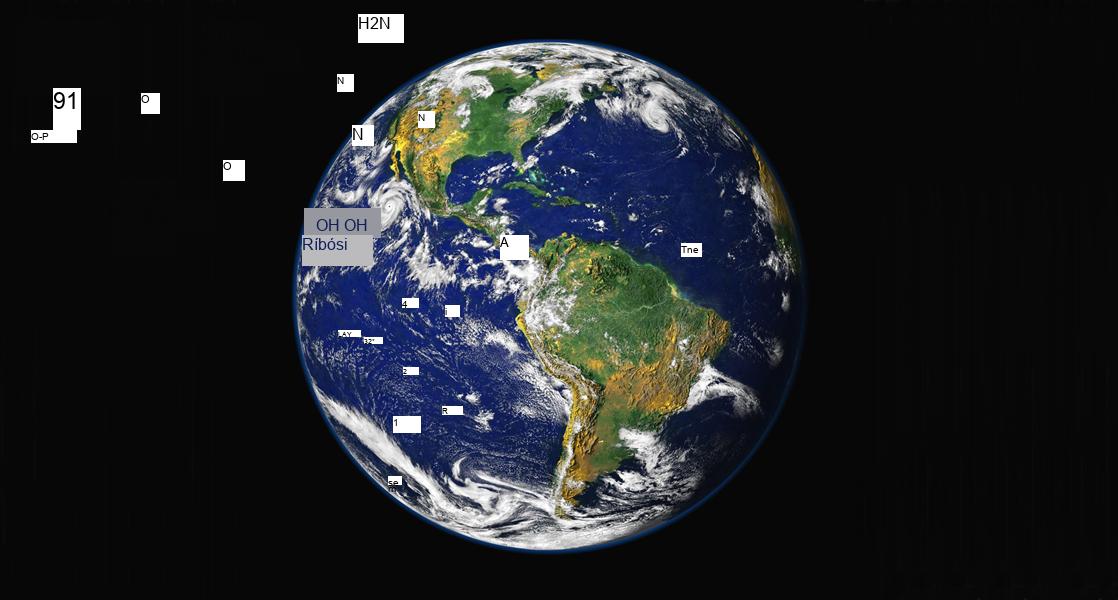 Photo depicts Earth from space.