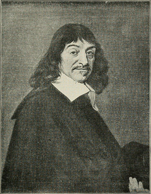 Andlitsmynd af René Descartes.