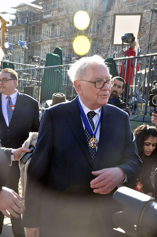 Ljósmynd af Warren Buffett.
