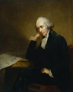 Málverk af James Watt.